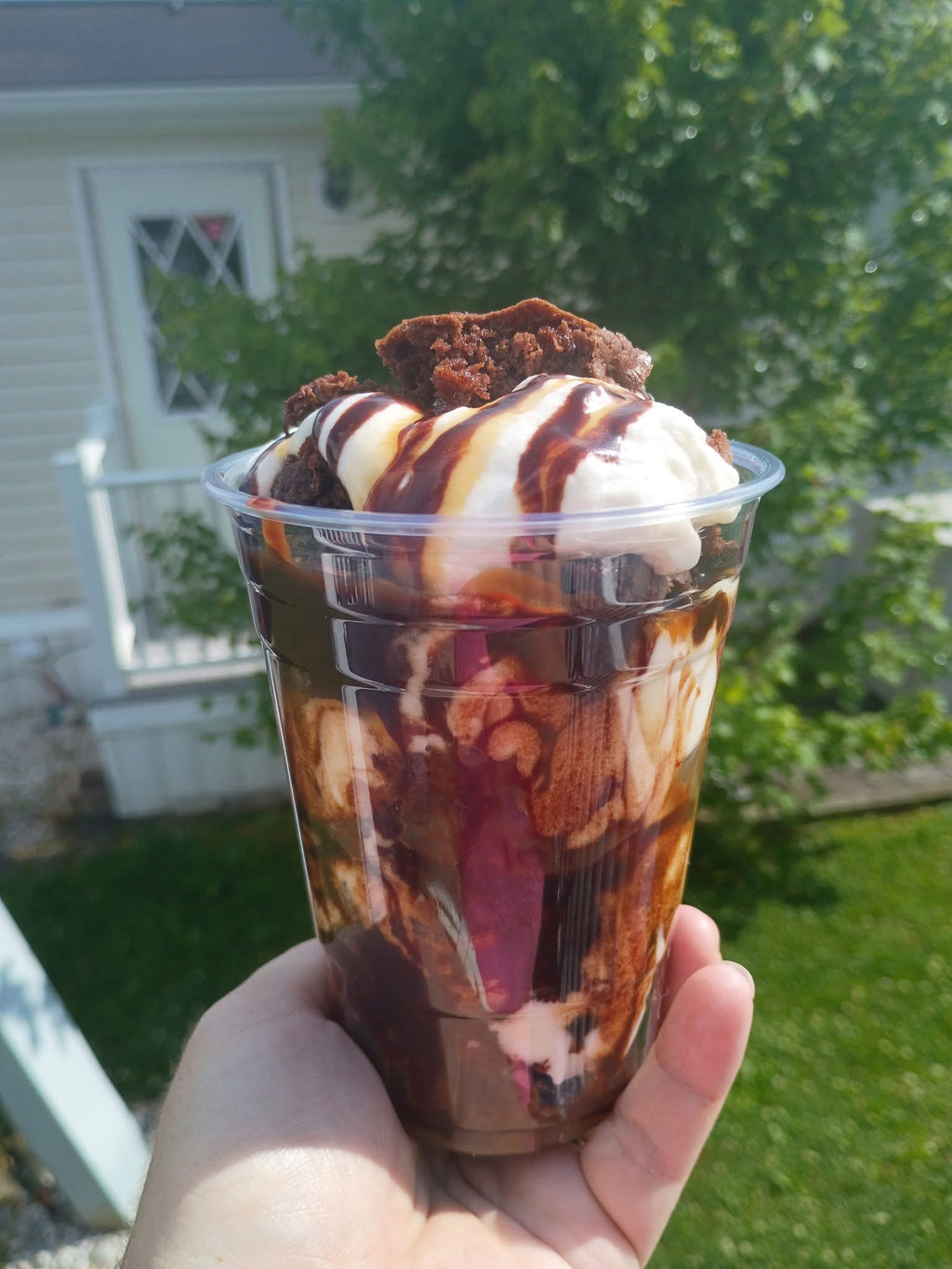 Brownie Cheesecake Dream Cup