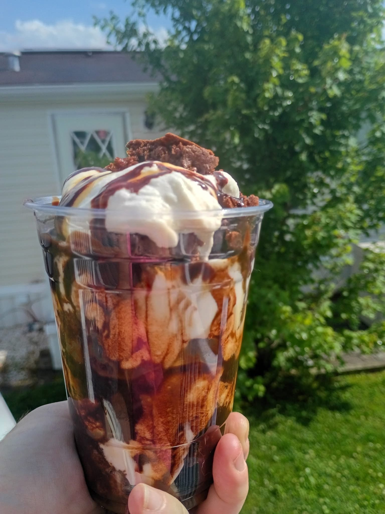 Brownie Cheesecake Dream Cup